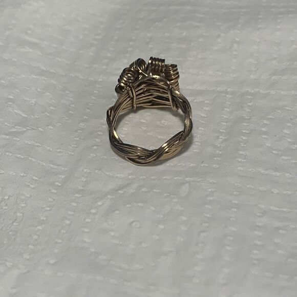 Vintage Faux Pearl Ring - Picture 2 of 5